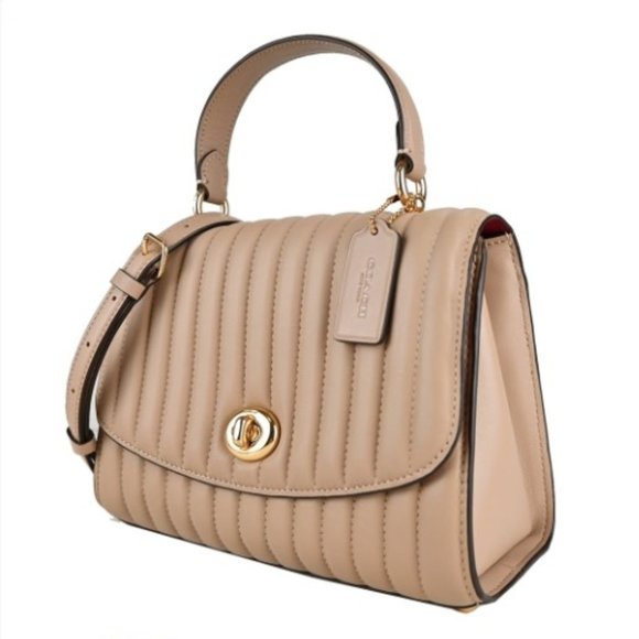 Coach Bags Coach Tilly Top Handle With Linear Quilting Bag Poshmark